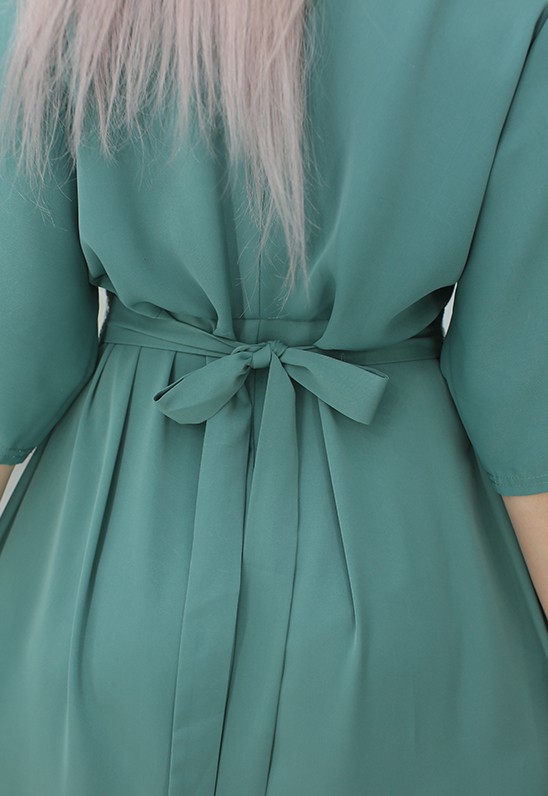 Платье "Джуди" (зелёный мох) оптом