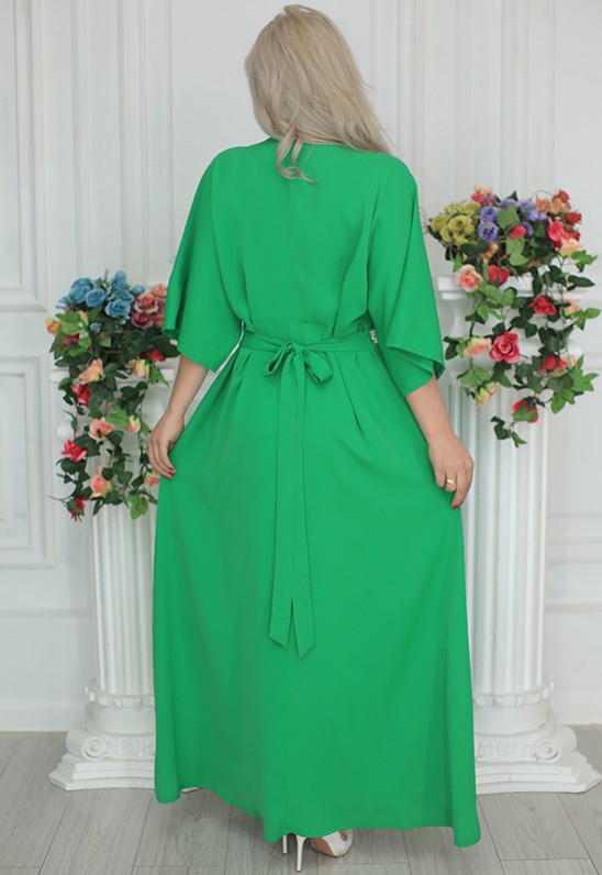 Платье "Джуди" (зелёный) оптом