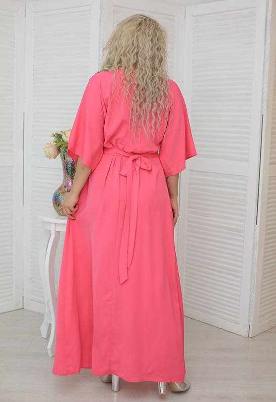 Платье "Джуди" (ярко-розовый) оптом