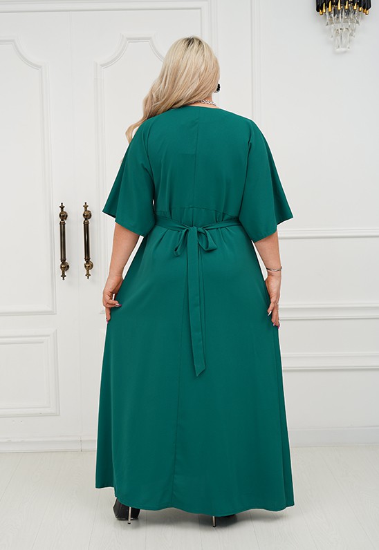 Платье "Джуди" (зелёный ультрамариновый) оптом