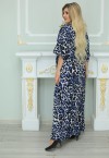Платье "Лидия" (леопард голубой)
