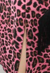 Платье "Лидия" (леопард красно-фиолетовый) оптом