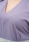 Платье "Джуди" (серо-голубой) оптом
